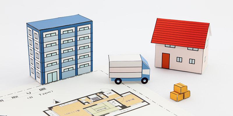 トラックでお引越し